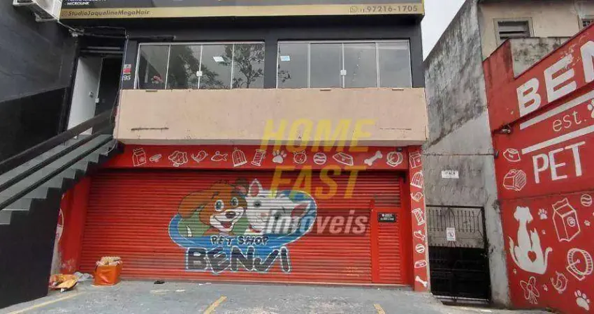 Salão para alugar, 89 m² por r$ 4.500,00/mês - jardim são joão - guarulhos/sp