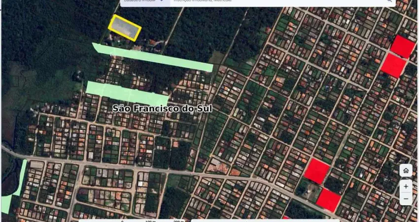 Terreno à venda na Área Rural, Praia do Ervino, São Francisco do Sul