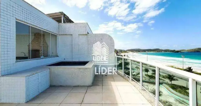Cobertura com 7 dormitórios à venda, 370 m² por R$ 4.200.000,00 - Praia do Forte - Cabo Frio/RJ
