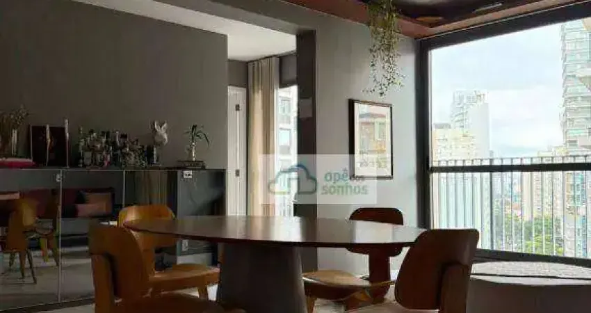 Apartamento com 1 dormitório para alugar, 62 m² por r$ 6.768/mês - vila madalena !