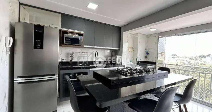 Apartamento com 2 dormitórios à venda, 52 m² por R$ 335.000,00 - Catharina Zanaga - Americana/SP