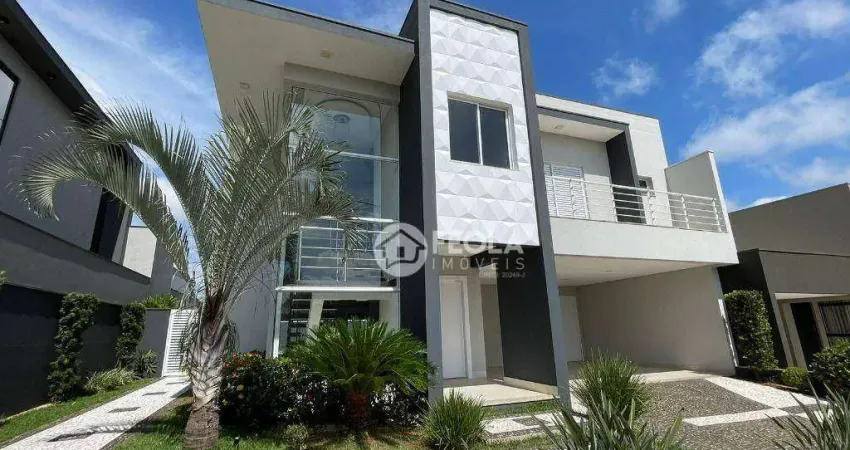 Casa com 3 dormitórios para alugar, 266 m² por R$ 11.511,67/mês - Condomínio Phillipson Park - Americana/SP
