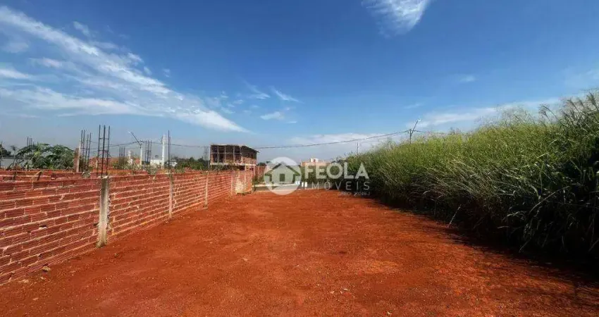 Terreno à venda, 200 m² por R$ 170.000,00 - Jardim dos Lagos 2 - Nova Odessa/SP