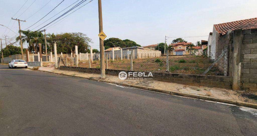 Terreno à venda, 833 m² por R$ 550.000,00 - Praia dos Namorados - Americana/SP