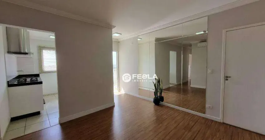 Apartamento com 2 dormitórios para alugar, 60 m² por R$ 2.462,27/mês - Parque Universitário - Americana/SP