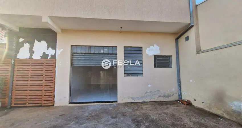 Salão para alugar em santa bárbara d'oeste, vila pântano ii, com 42 m²
