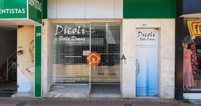 Salão para alugar, 93 m² por R$ 3.920,00/mês - Centro - Americana/SP