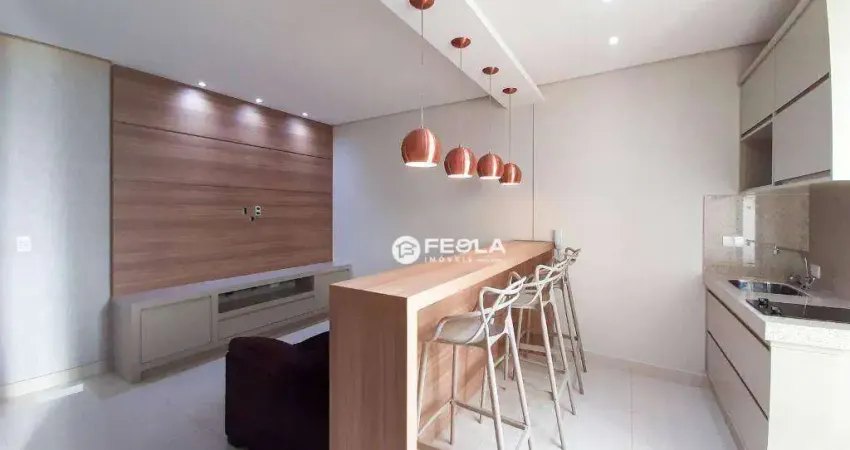 Apartamento com 2 dormitórios para alugar, 160 m² por R$ 3.144,00/mês - Vila Frezzarim - Americana/SP