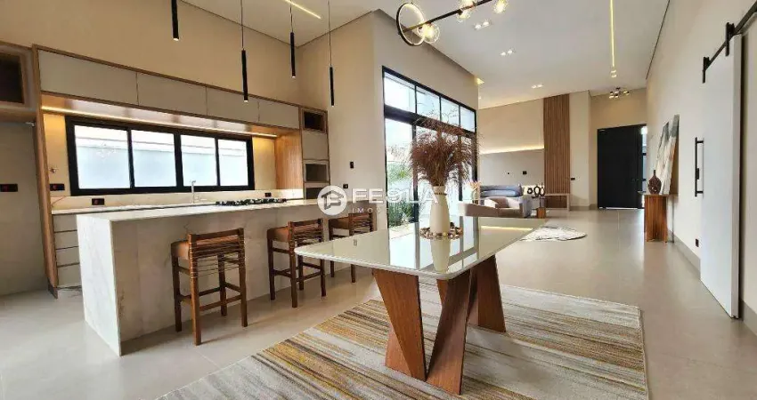 Casa à venda em americana, fazenda santa lúcia, com 3 suítes, com 238 m²