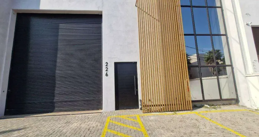 Salão para alugar em americana, loteamento industrial machadinho, com 326 m²