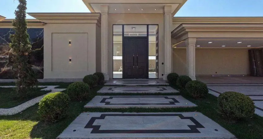 Casa à venda em nova odessa, estância hípica, com 4 suítes, com 450 m², condomínio estância hipica