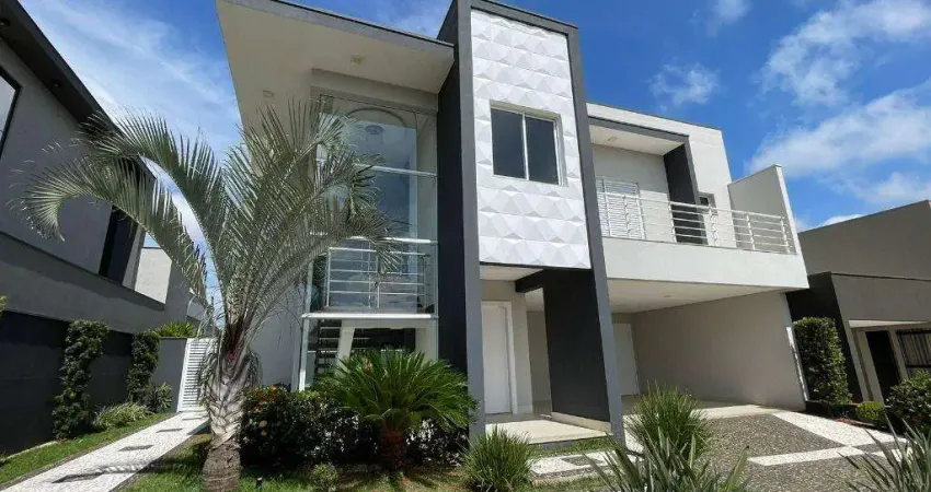 Casa para alugar em americana, condomínio phillipson park, com 3 suítes, com 266.39 m²