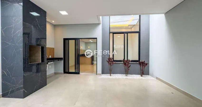 Casa à venda em santa bárbara d'oeste, vila pântano ii, com 3 quartos, com 110 m²