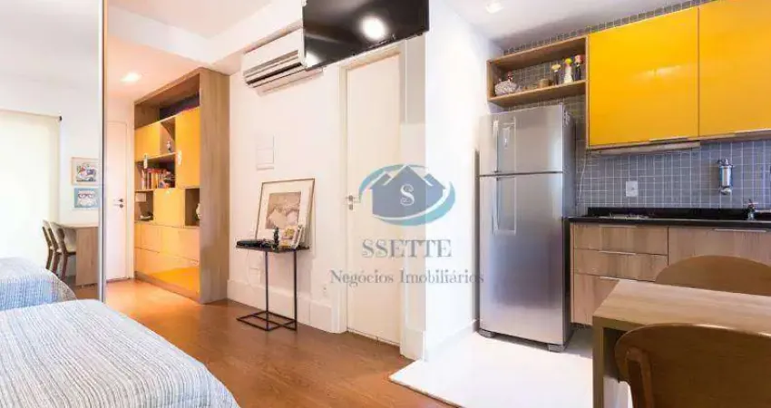 Apartamento com 1 dormitório à venda, 34 m² por R$ 585.000,00 - Brooklin - São Paulo/SP