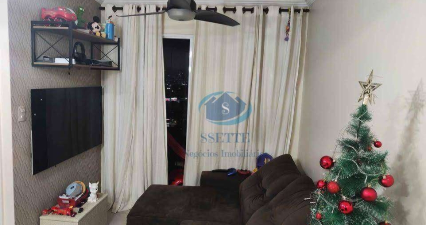 Apartamento com 2 dormitórios à venda, 50 m² por R$ 377.000,00 - Sacomã - São Paulo/SP