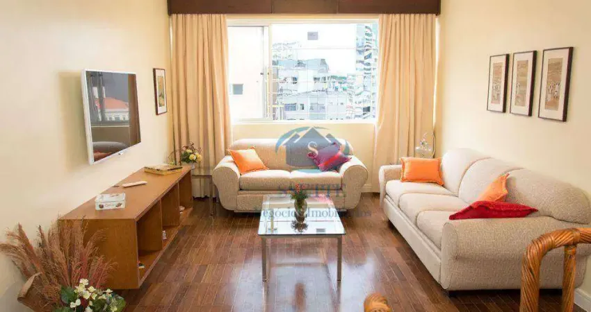 Apartamento com 3 dormitórios para alugar, 105 m² por R$ 9.945,00/mês - Paraíso - São Paulo/SP