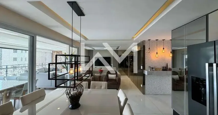 Apartamento para locação com 3 dormitórios, sendo 1 suíte master, 5 banheiros, 2 vagas de garagem,