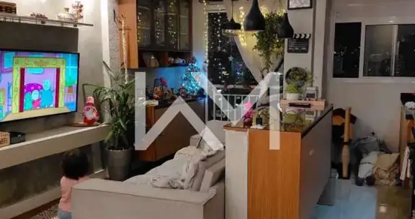 Apartamento semi mobiliado para locação com 2 dormitórios, sendo 1 suíte, 2 banheiros, 1 vaga de ga