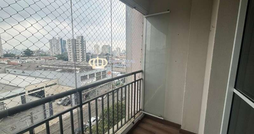 Apartamento à venda na Mooca, São Paulo-SP: 2 quartos, 1 suíte, 2 salas, 2 banheiros, 1 vaga, 52m² de área.