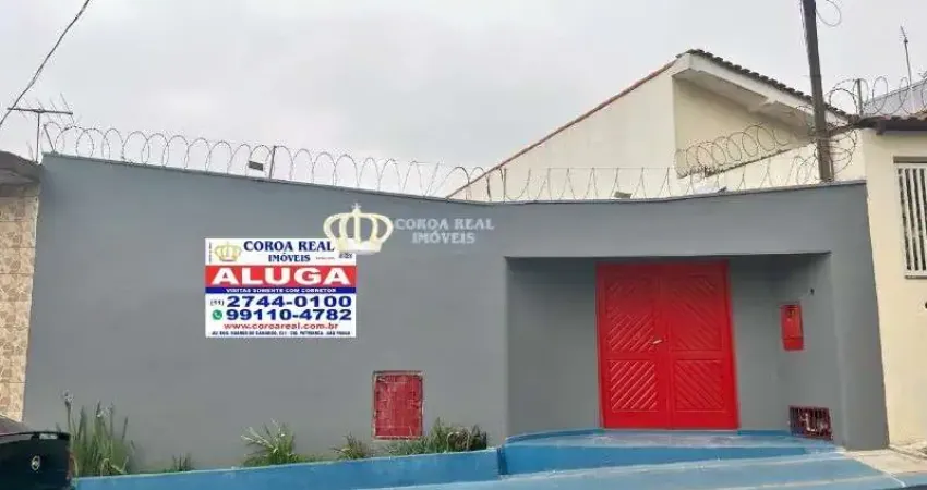 Casa comercial para locação na cidade de são paulo-sp: 5 salas, 3 banheiros, 110m² na cidade patriarca!