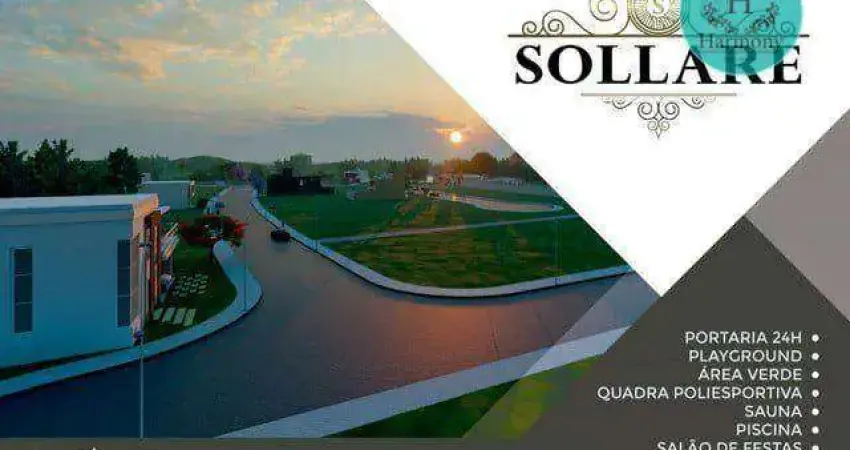 Terreno à venda, 250 m² por R$ 230.000 - Condomínio Sollare - Caçapava/SP