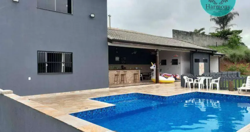 Chácara com 2 dormitórios à venda, 950 m² por r$ 530.000 - portal mantiqueira - caçapava/sp