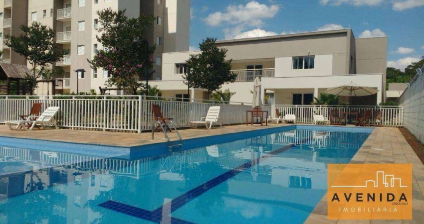 Apartamento com 3 dormitórios à venda, 68 m² por R$ 490.000,00 - Morumbi - Paulínia/SP