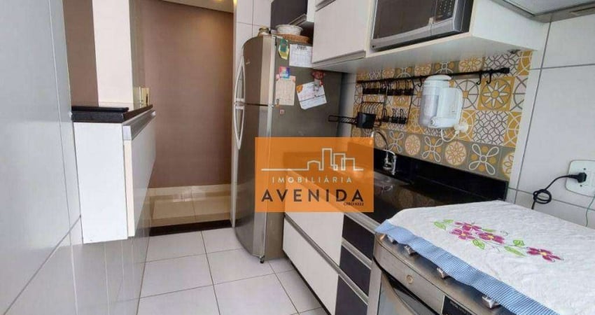 Apartamento com 3 dormitórios à venda, 62 m² por R$ 350.000 - Santa Terezinha - Paulínia/SP