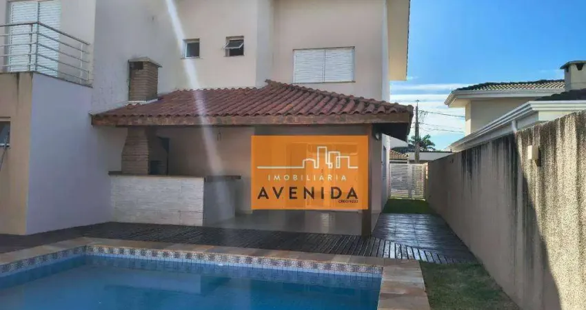 Sobrado com 4 dormitórios para alugar, 220 m² por R$ 7.750,00/mês - Parque Brasil 500 - Paulínia/SP