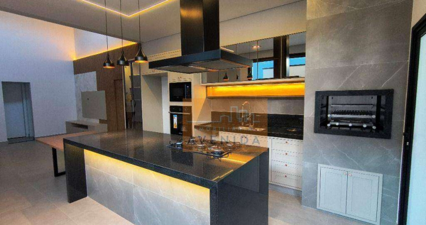 Casa com 3 dormitórios à venda, 198 m² por R$ 1.990.000,00 - Condomínio Santorini Residencial Club - Paulínia/SP