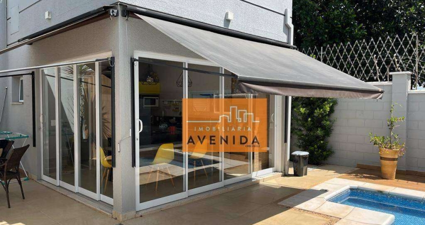 Casa com 3 dormitórios à venda, 230 m² por R$ 1.050.000,00 - Condomínio Raizes - Paulínia/SP