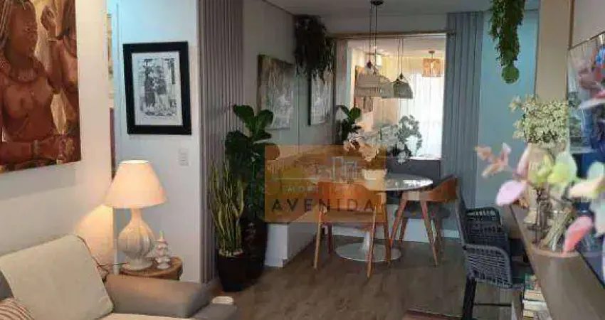 Apartamento com 2 dormitórios à venda, 60 m² por r$ 540.000,00 - balneario tropical - paulínia/sp