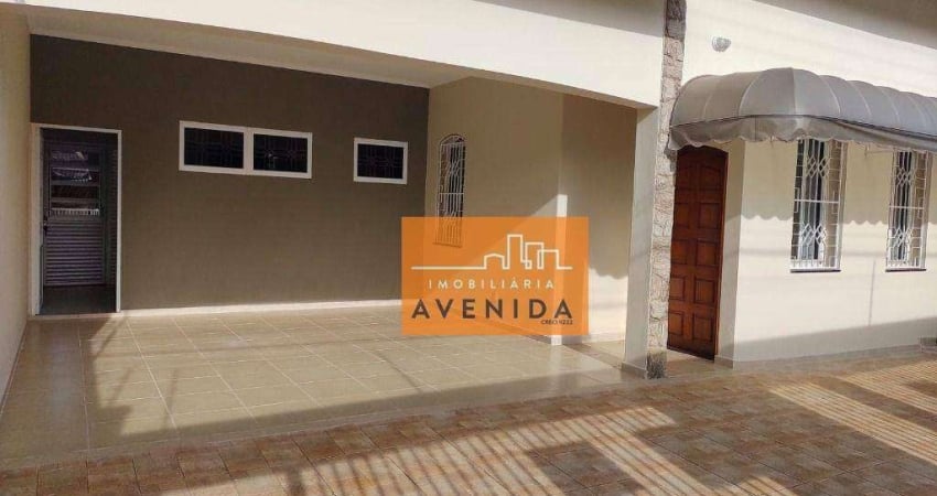 Casa com 3 dormitórios para alugar, 215 m² por r$ 5.400,00/mês - jardim dos calegaris - paulínia/sp