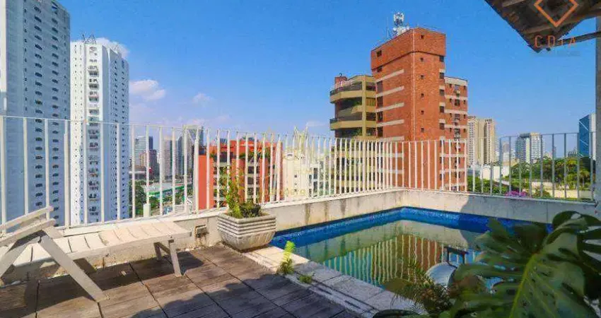 Cobertura com 4 dormitórios à venda, 367 m² por r$ 4.255.000,00 - real parque - são paulo/sp