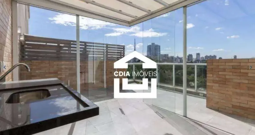 Cobertura com 1 dormitório à venda, 88 m² por r$ 1.200.000,00 - pinheiros - são paulo/sp