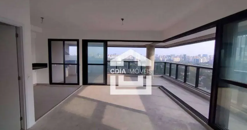 Apartamento à venda com 3 suítes, 3 banheiros , 1 lavabo, varanda gourmet e 2 vagas de garagem. localizado em pinheiros.