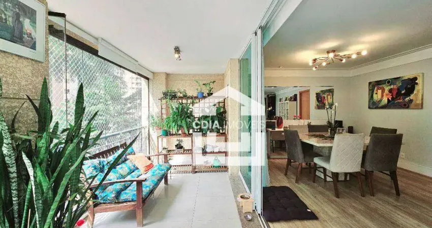 Apartamento com 3 dormitórios à venda, 167 m² por R$ 2.150.000,00 - Brooklin - São Paulo/SP