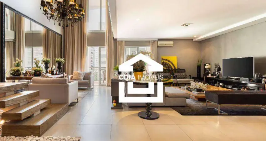 Apartamento Duplex com 2 dormitórios à venda, 163 m² por R$ 4.890.000,00 - Moema - São Paulo/SP
