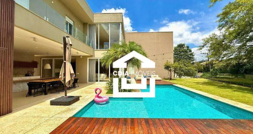 Casa com 4 dormitórios à venda, 410 m² por r$ 3.500.000,00 - granja viana - nova higienópolis - jandira/sp