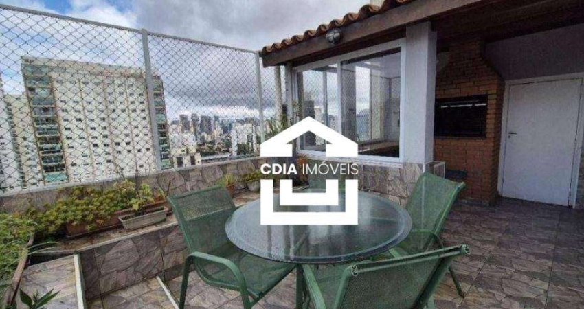 Cobertura com 4 dormitórios à venda, 195 m² por R$ 2.600.000,00 - Campo Belo - São Paulo/SP
