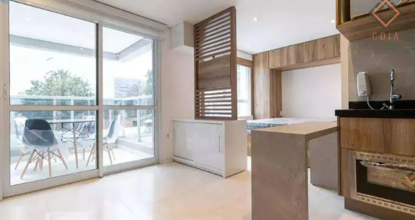 Studio com 1 dormitório para alugar, 30 m² por R$ 4.638,26/mês - Pinheiros - São Paulo/SP