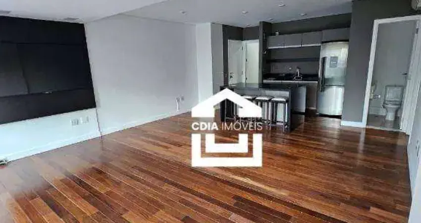 Apartamento a venda com 1 suíte, 2 banheiros e 2 vagas de garagem, localizado no itaim bibi.