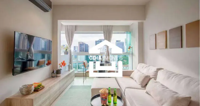 Apartamento com 1 dormitório, 39 m² - venda por r$ 850.000,00 ou aluguel por r$ 5.700,00 - pinheiros - são paulo/sp