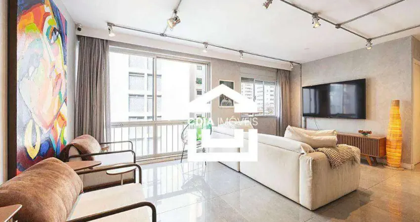 Apartamento com 2 dormitórios à venda, 100 m² por r$ 1.395.000,00 - itaim - são paulo/sp