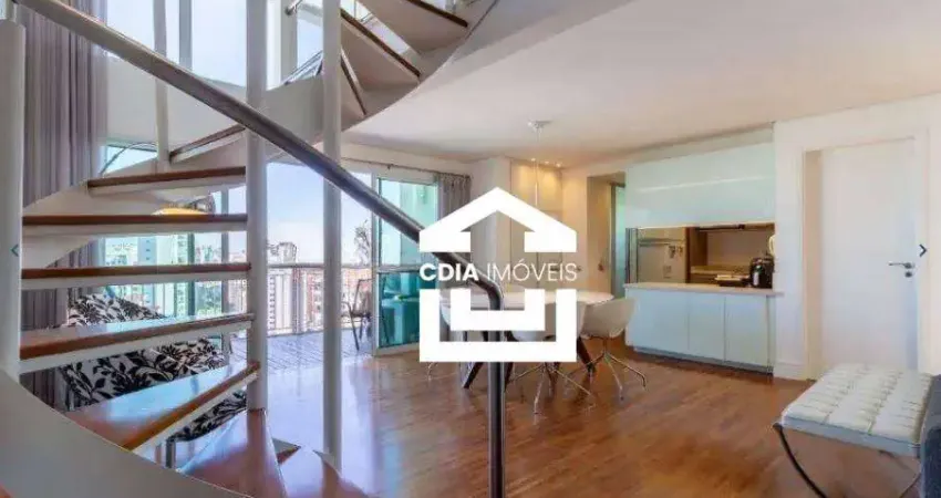 Apartamento duplex com 1 dormitório à venda, 104 m² por r$ 2.200.000,00 - moema - são paulo/sp