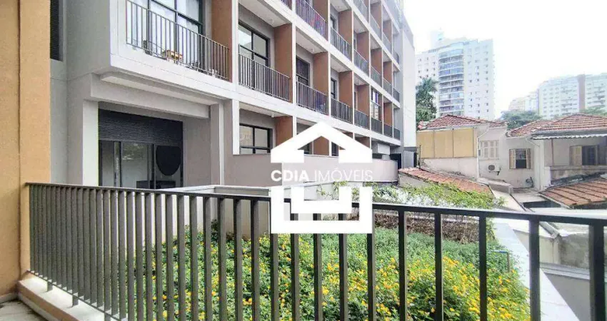 Apartamento com 1 dormitório à venda, 36 m² por r$ 575.000 - perdizes - são paulo/sp