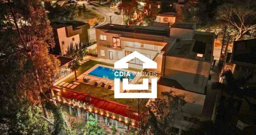 Casa com 4 dormitórios à venda, 720 m² por r$ 10.900.000,00 - granja viana - são paulo ii - cotia/sp