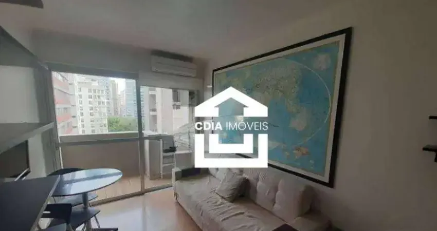 Flat com 1 dormitório à venda, 40 m² por r$ 470.000 - moema - são paulo/sp