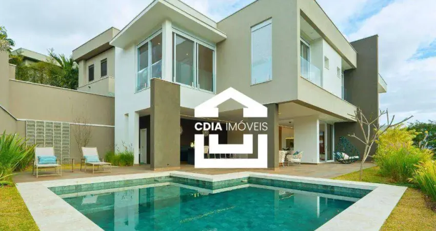 Casa com 4 dormitórios à venda, 625 m² por r$ 11.000.000,00 - tamboré 10 - santana de parnaíba/sp
