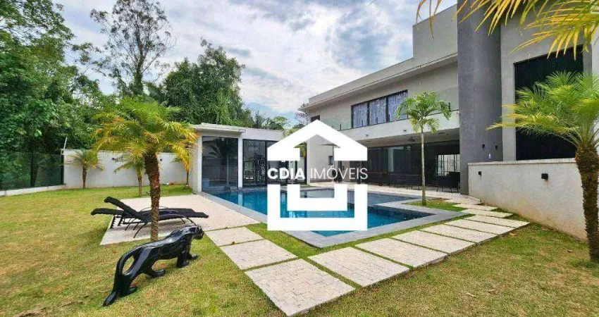 Casa com 4 dormitórios para alugar, 700 m² por r$ 46.195,00/mês - granja viana - são paulo ii - cotia/sp